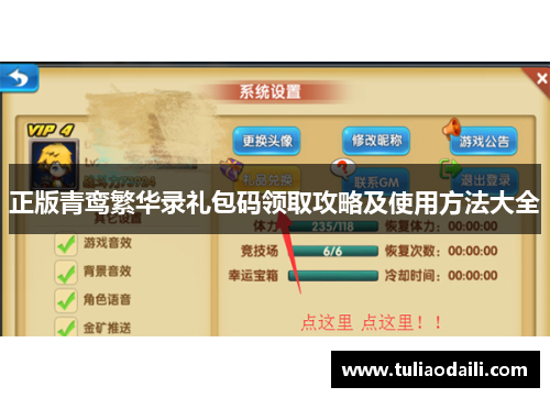 正版青鸾繁华录礼包码领取攻略及使用方法大全
